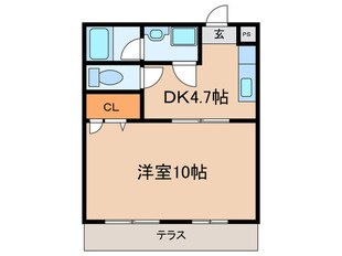 ポポラ－ト泉の物件間取画像